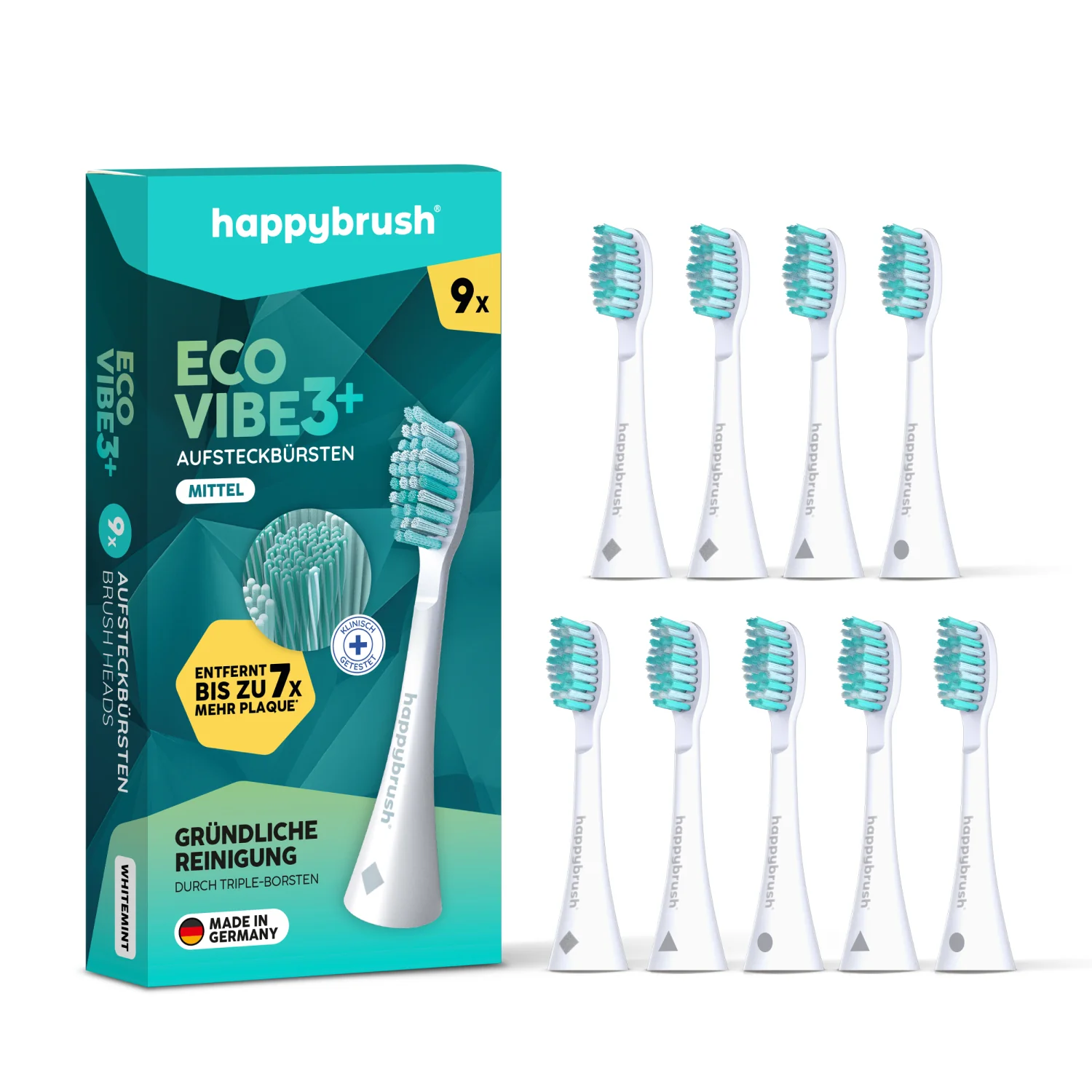 Aufsteckbürsten Eco Vibe 3+ | White-Mint - Image 10